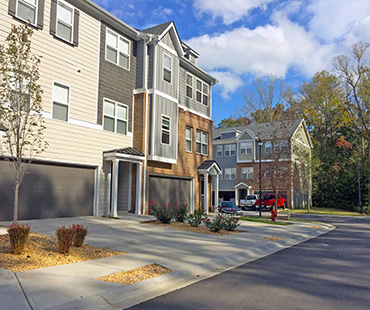 Exterior of Athens Ridge Townhome.