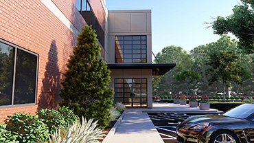 Rendered by Beall & Company - Entrance